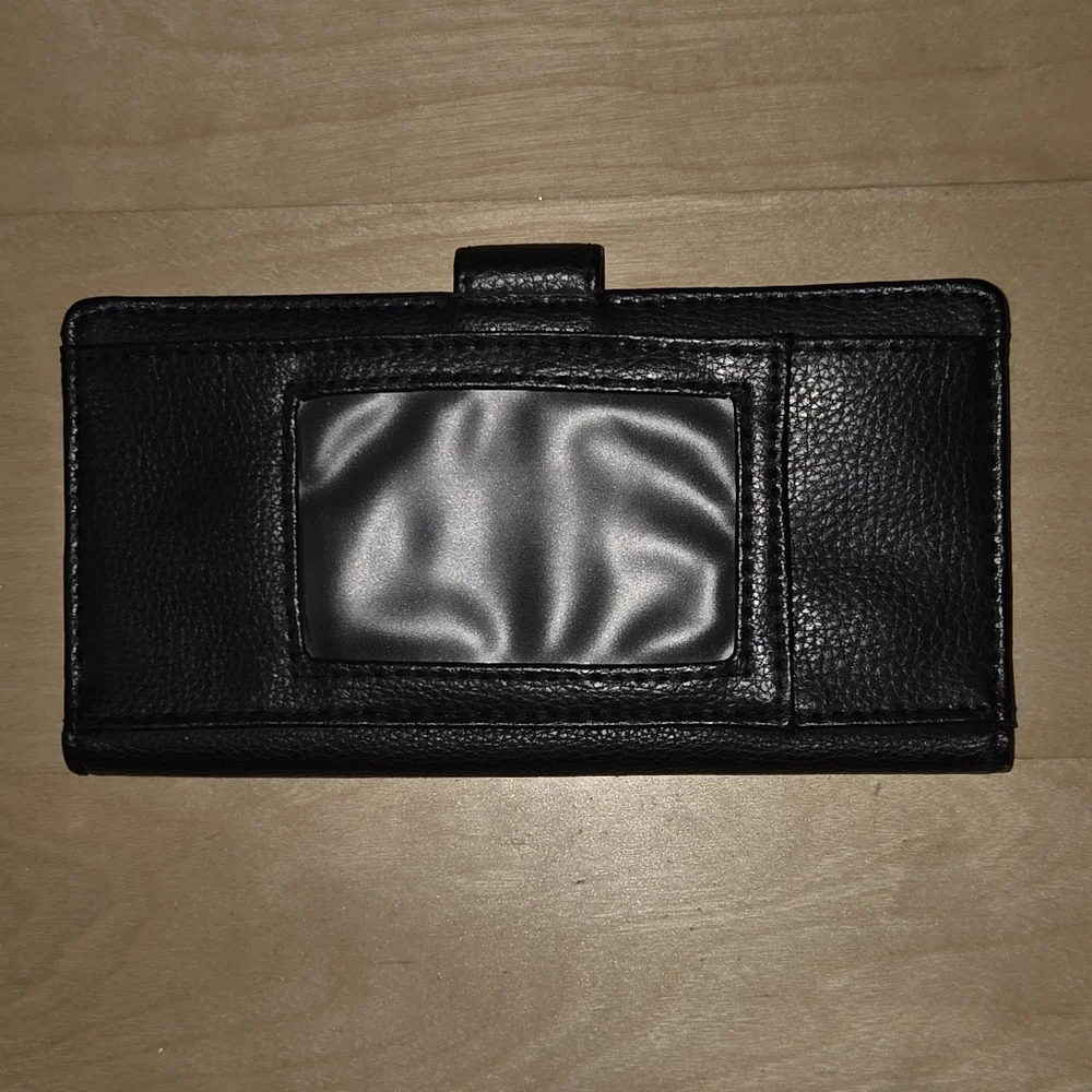 Mens Dockers Black Leather Wallet
